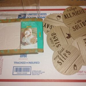 Wooden Monthly Photo Props for Babies